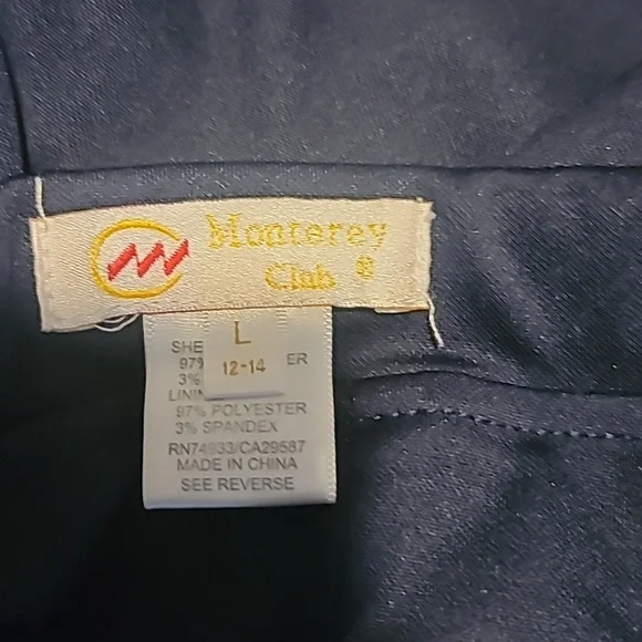 Navy Blue Women's Golf Skirt - Picture 4 of 5